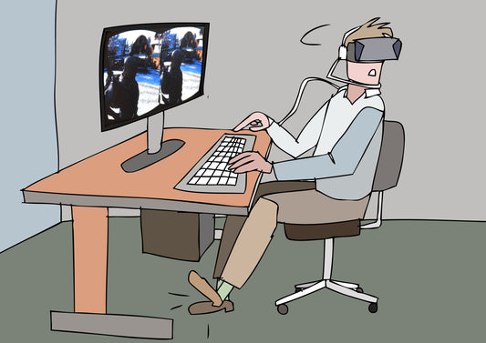 VR going around in ever decreasing circles?  Damn those cables....