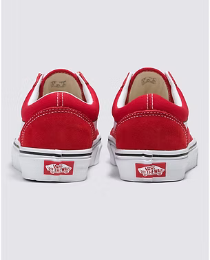 Vans Old Skool (Red) with Cleat Bottoms